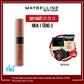 Son kem lì nhẹ môi Maybelline New York phiên bản tông đất giới hạn Sensational Liquid Matte 7ml