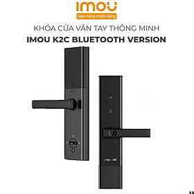 Khóa thông minh IMOU K2C, mở bằng vân tay, mật khẩu, thẻ, app điện thoại, khóa cơ - Hàng Chính Hãng