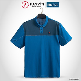 Áo Polo nam BIGSIZE FASVIN A25162.HN chất vải thun thể thao cao cấp phom dáng đẹp