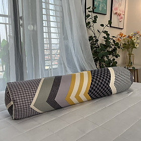 Mua Gối ôm cotton 100% LIDACO kéo khóa kích thước 100x35cm - đã kèm ruột