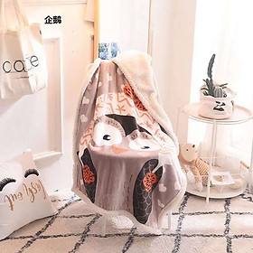 Chăn lông cừu 2 lớp trẻ em TMLC021