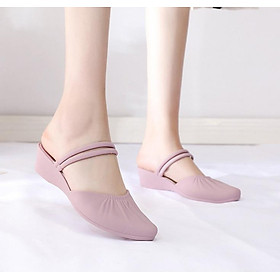 Giầy nhựa mềm thời trang quai đi 2 kiểu rất dễ phối đồ GN11