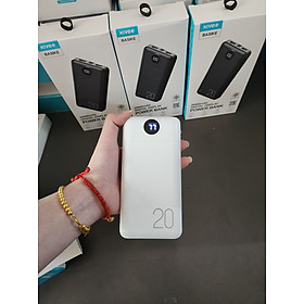 Mua Pin Sạc Dự Phòng Kivee PT126P MAX Dung Lượng Chuẩn 20000mAh - Màu Trắng