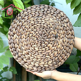 Mua - Thảm lục bình (d35 cm) trang trí chụp ảnh  decor nhà cửa  cửa hàng