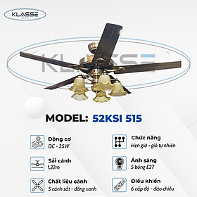 Mua Quạt trần chùm đèn Klasse 52KSI 515 hàng chính hãng