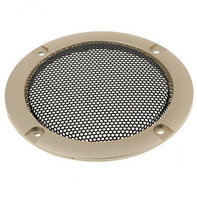 2x 3 Inch Car Speaker Grill Cover Decorative Circle Metal Grille
