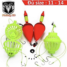 Bộ Lưỡi Câu Bom Mè Lưỡi Câu Lăng Xê Cá Mè LC13 đồ câu FISHING_HD