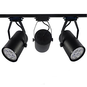 Mua Combo 3 đèn rọi ray + 1 ray 1 mét vỏ đen tiết kiệm năng lượng