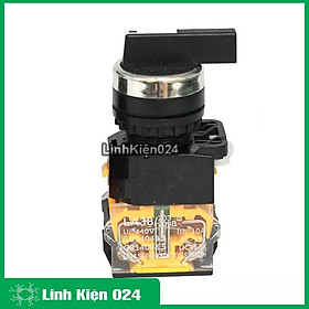 Mua Công Tắc Xoay 3 Vị Trí LA38 440V-10A Tự Hồi ( Xoay Nhả)