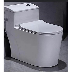 Mua Bàn cầu liền khối trắng nhập khẩu cao cấp