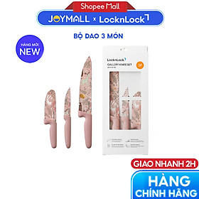 Mua Bộ Dao Nhà Bếp 3 Món LocknLock Gallery Knife Set CKK308S3  Hàng Chính Hãng - JoyMall