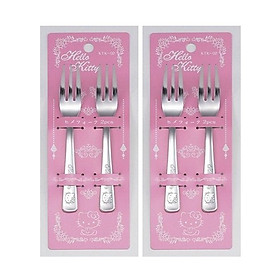 Nĩa inox hello kitty ngộ nghĩnh - nội địa nhật bản