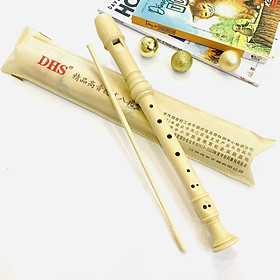 Mua Sáo học sinh sáo dọc Recorder 8 lỗ DHS rẻ đẹp kèm quê vệ sinh túi đựng.