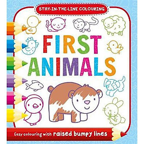 Sách tô màu Bumpy Colouring: First Animals