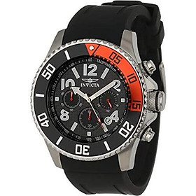 Invicta Men's 13727 "Pro Diver" Stainless Steel Watch with Black Band