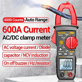 Digital Clamp Meter Accs Handheld Professional AC DC Universal Measures Tool Multimeter for Auto Voltage Resistance Electrician Current