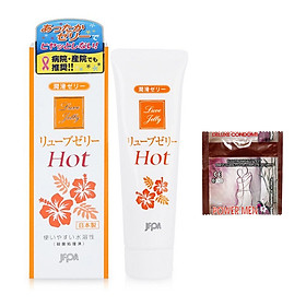 Gel Bôi Trơn Tự Nhiên Tạo Ấm Jex Luve Jelly Hot 55g Nhật Bản + Bcs Power