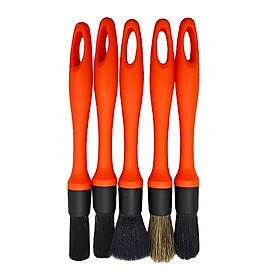 5x Auto Detailing Brushes Premium for Dashboard Vehicle Cleaning Engine