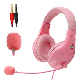 A566E Computer Wired Headphone Student Lightweight Noise Cancelling Headset with Microphone for Online Study Education