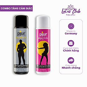 Combo Chất bôi trơn tăng cảm giác pjur MYGLIDE & SUPERHERO GLIDE