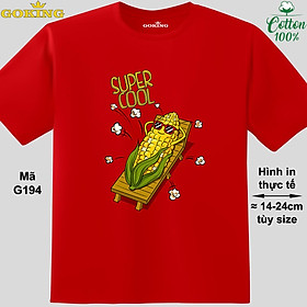 SUPER COOL, mã G194. Áo thun siêu đẹp cho cả gia đình. Form unisex cho nam nữ, trẻ em, bé trai gái. Quà tặng ý nghĩa