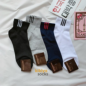 Tất vớ nam cotton cổ ngắn phong cách Hàn Quốc Kikiya M-A-014