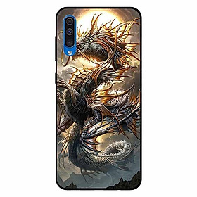 Ốp lưng in cho Samsung A70 Rồng Trăng