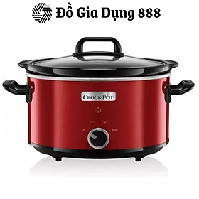 Mua Nồi Nấu Chậm Crock Pot  Nồi Kho Cá  Nồi Nấu Cháo  Nồi Ninh Xương  Dung Tích 1.8L  3 Mức Nhiệt  Nhập Đức - Nồi Đỏ 3.5L