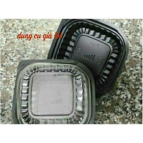 Mua 10 Hộp Nhựa Đế Đen Đựng Bánh/Đựng Cơm/Đựng Hoa Quả HT12