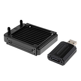 Aluminum Radiator Water Exchanger +USB To SATA Hard Drive Adapter
