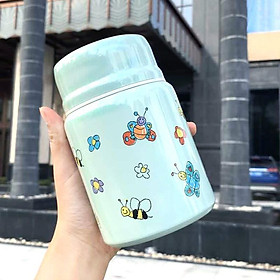 Mua Bình giữ nhiệt  bình ủ cháo có tặng kèm thìa Diller 450ml