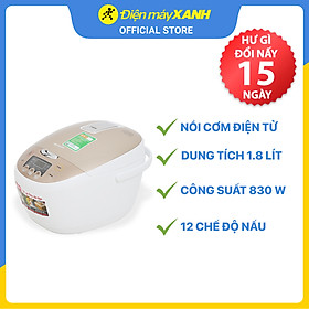 Mua Nồi Cơm Điện Tử Sharp KS-COM181CV-GL (1.8L) - HÀNG CHÍNH HÃNG