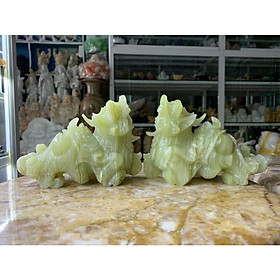 Mua Cặp Tỳ Hưu Chiêu Tài Lộc Đá Ngọc Onix - ngang 15cm