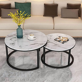 Mua Cặp bàn trà tròn Osta măt đá