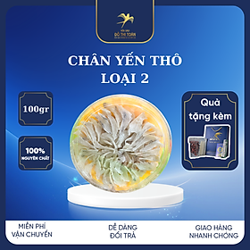 Chân yến thô loại 2 hộp 100gr- Chân nhỏ giá tiết kiệm - Yến thơm ngon giá rẻ - Ăn yến giúp đẹp da - Yến sào cao cấp Đỗ Thị Toán