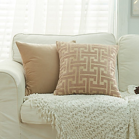 Mua Gối Tựa Lưng Nhung Dệt Sợi Jacquard Hoa Văn Dệt Nổi