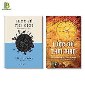 Hình ảnh Combo 2 Tác Phẩm Lịch Sử: Lược Sử Thế Giới + Lược Sử Thời Gian - Tặng Kèm Bookmark Bamboo Books