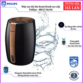 Mua Máy tạo độ ẩm Philips HU2718/00 tích hợp hệ thống bốc hơi tiên tiến ba giai đoạn với công nghệ NanoCloud - Hàng Nhập Khẩu