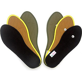 Combo 3 đôi lót giày vải cotton Hương Quế (CI-14, viền đen CI-13, CI-02) giúp khử hôi chân - phòng cảm cúm tốt cho sức khỏe - Màu khác nhau