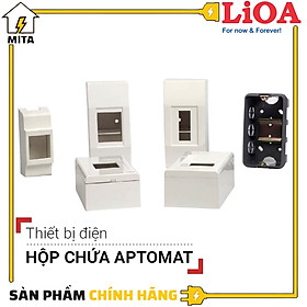 Mặt và Hộp chứa Aptomat MCB/MCCB LiOA dùng cho Át đơn, Át đôi, Át khối