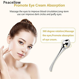 (Hàng Có Sẵn) Cây Lăn Mát Xa Mắt Bằng Hợp Kim Chuyên Dụng Chất Lượng Cao, Thanh Lăn Mắt Chống Bọng Mắt