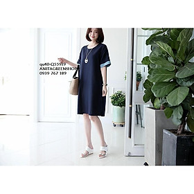 ĐẦM SUÔNG PHỐI MÀU THỜI TRANG Q55919