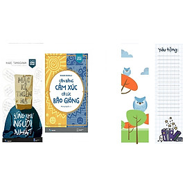 Combo Sách Hay : Mặc Kệ Thiên Hạ - Sống Như Người Nhật + Cân Bằng Cảm Xúc, Cả Lúc Bão Giông - (Tặng Kèm Bookmark  Thiết Kế AHA)