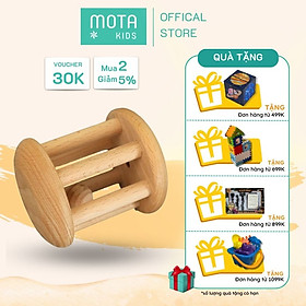 Đồ chơi lồng chuông gỗ cho bé 6-9 tháng Montessori Mota - Rèn luyện vận động tay - Hàng chính hãng