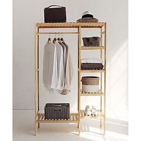 Mua KỆ TREO QUẦN ÁO DOUBLE HANGER- GỖ THÔNG  DÀI 97cm x CAO 150CM