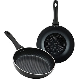 Mua Cặp Chảo Chống Dính đa Lớp đáy Từ Nagakawa NAEC2626 (26cm+26cm) - Chống Dính Gấp 5 Lần Chảo Thường - Dùng Trên Mọi Loại Bếp - Hàng Chính Hãng