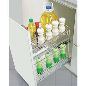 Kệ Đựng Gia Vị Inox Nan Dẹt Grob - Hàng Chính Hãng
