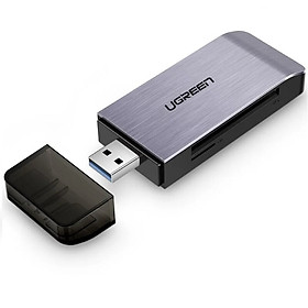 Mua Đầu đọc hỗ trợ 4 loại thẻ SD/TF/CF/MS USB 3.0 Màu Đen Ugreen 180OL50540CM Hàng chính hãng