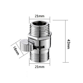 Mua Van khóa mở nước bằng đồng 2 đầu ren ngoài 21MM  dùng để nối dài ống nước  kiểm soát lực chảy lớn nhỏ của dòng nước