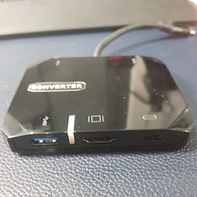 Mua Hub usb type-c (thunderbolt 3) ra 5 cổng HDMI 4k60hz/ 2k144hz cho màn hình game - Hồ Phạm